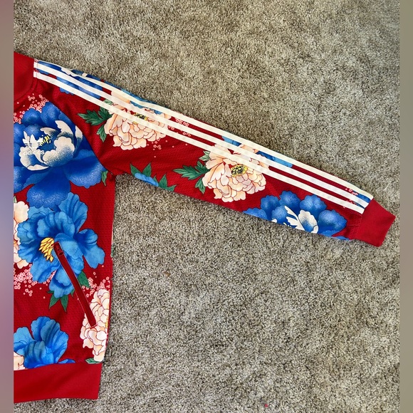 *Rare* Farm Rio x Adidas Originals Chita Floral Womens Track Jacket XS - Picture 7 of 15